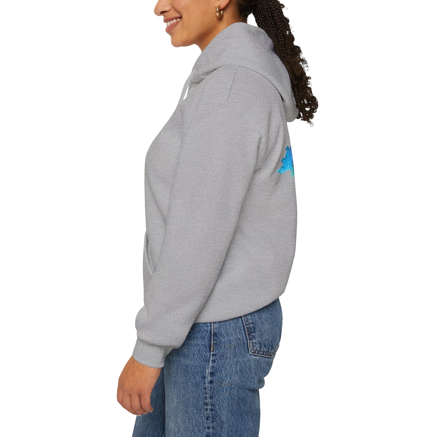 "Urban Pulse" Quincy Conwell From the Abstract Jazz Series  Hooded Sweatshirt