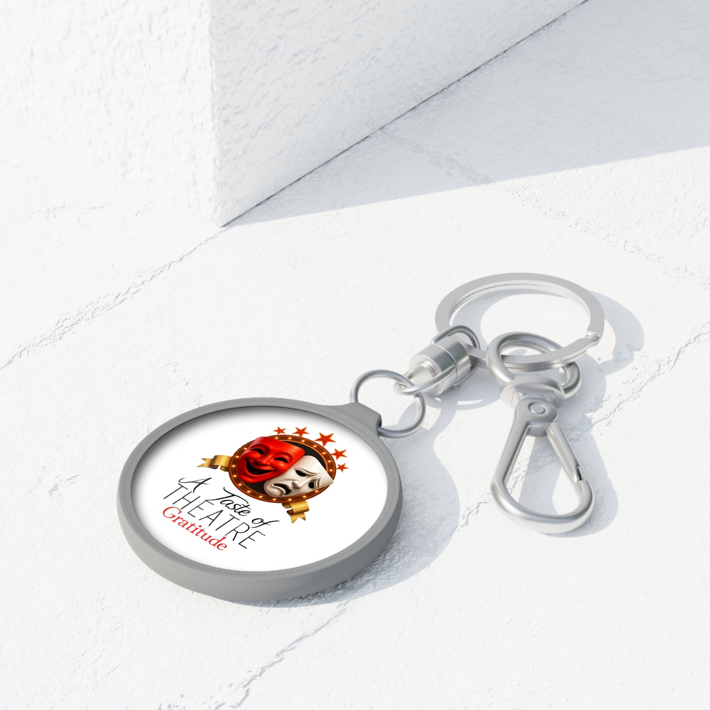 Gratitude Keyring Tag — Daily Mindfulness Reminder