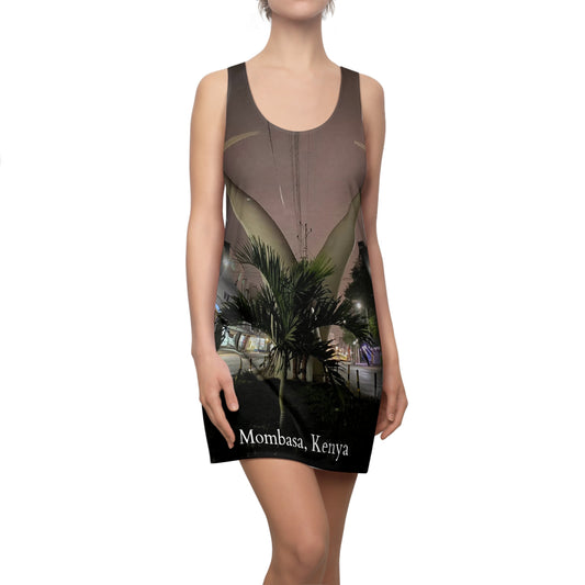 Mombasa, Kenya Women's Cut & Sew Racerback Dress (AOP)