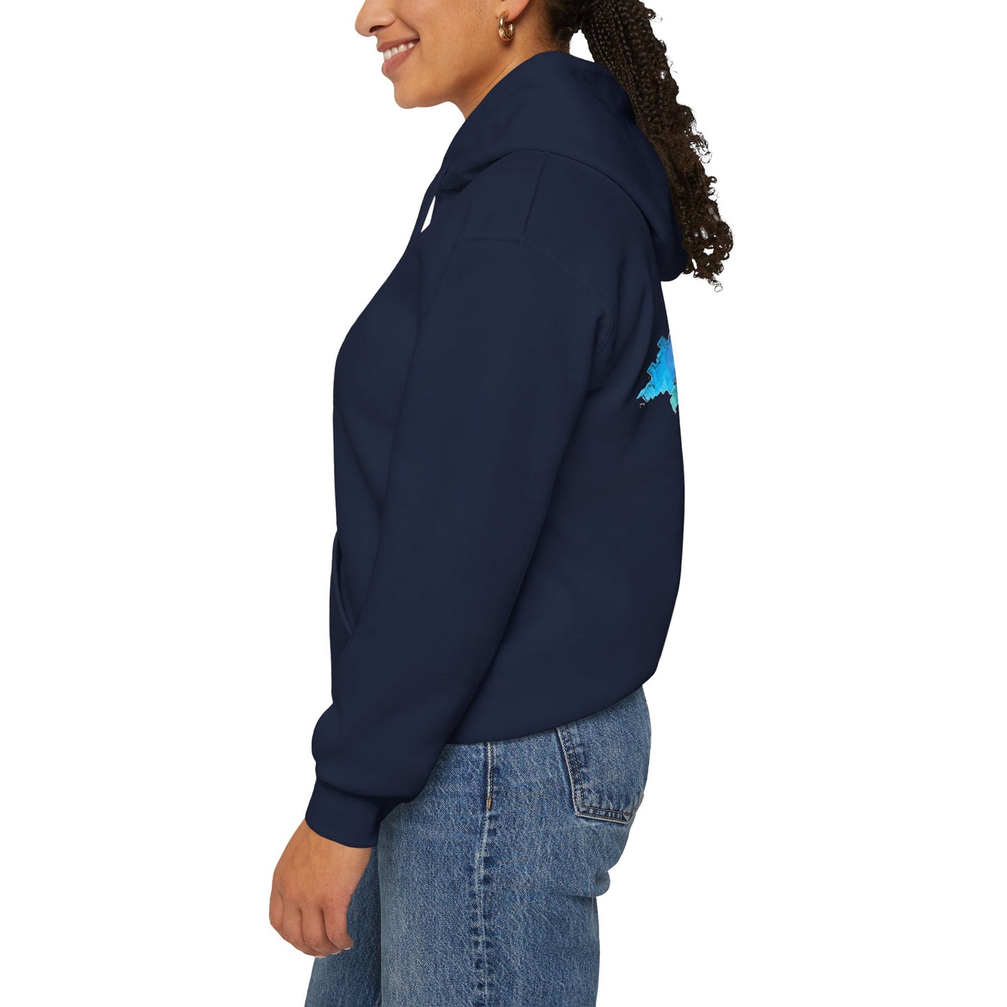 "Urban Pulse" Quincy Conwell From the Abstract Jazz Series  Hooded Sweatshirt
