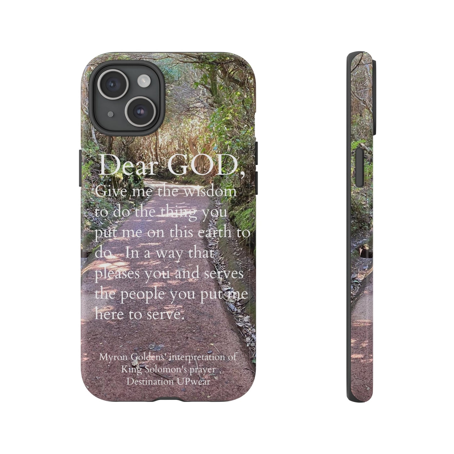 King Solomon's Prayer Costa Rica Tough Iphone Cases