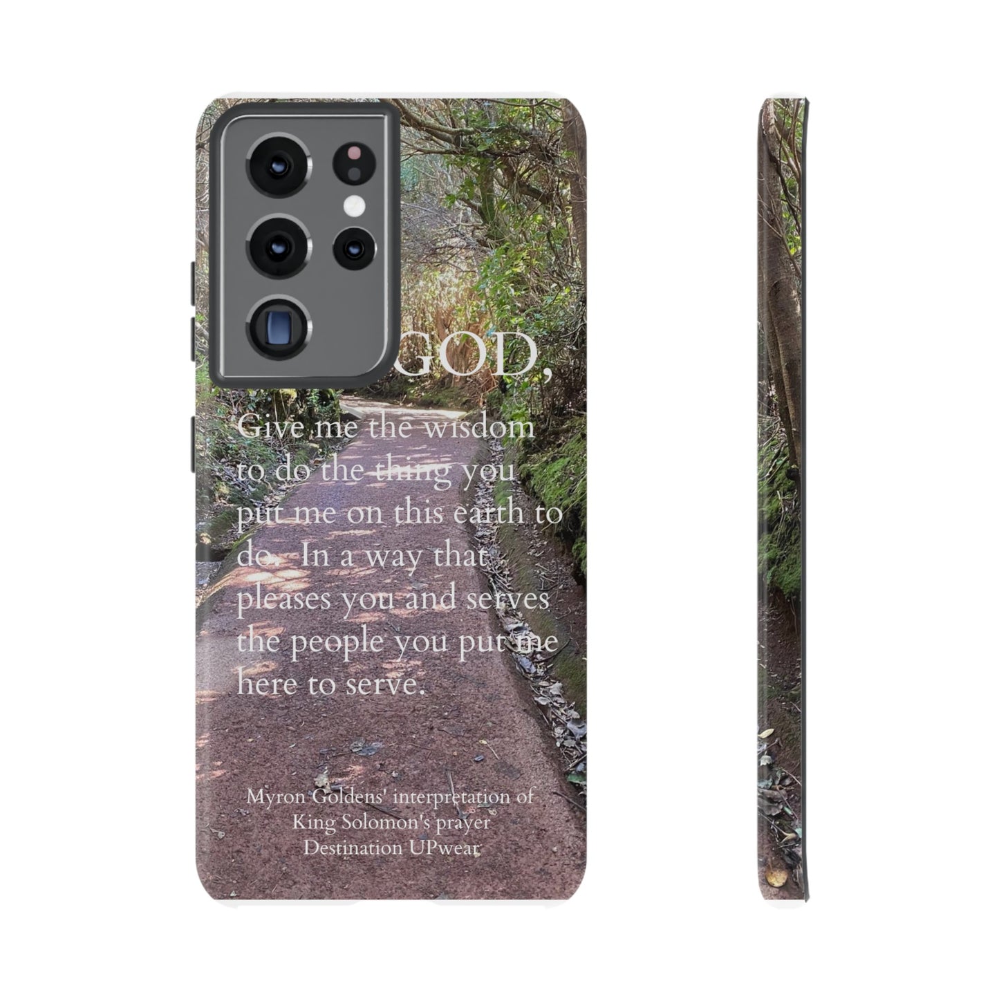 King Solomon's Prayer Costa Rica Tough Iphone Cases
