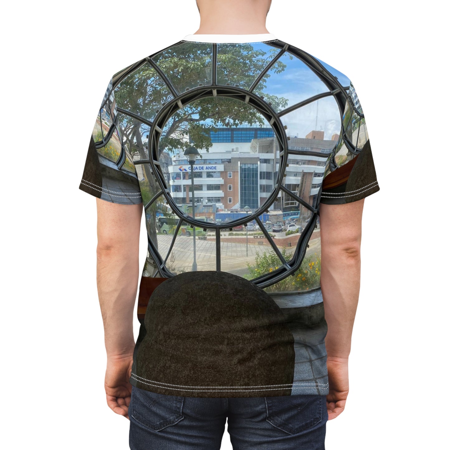 San Jose, Costa Rica Unisex Cut & Sew Tee (AOP)