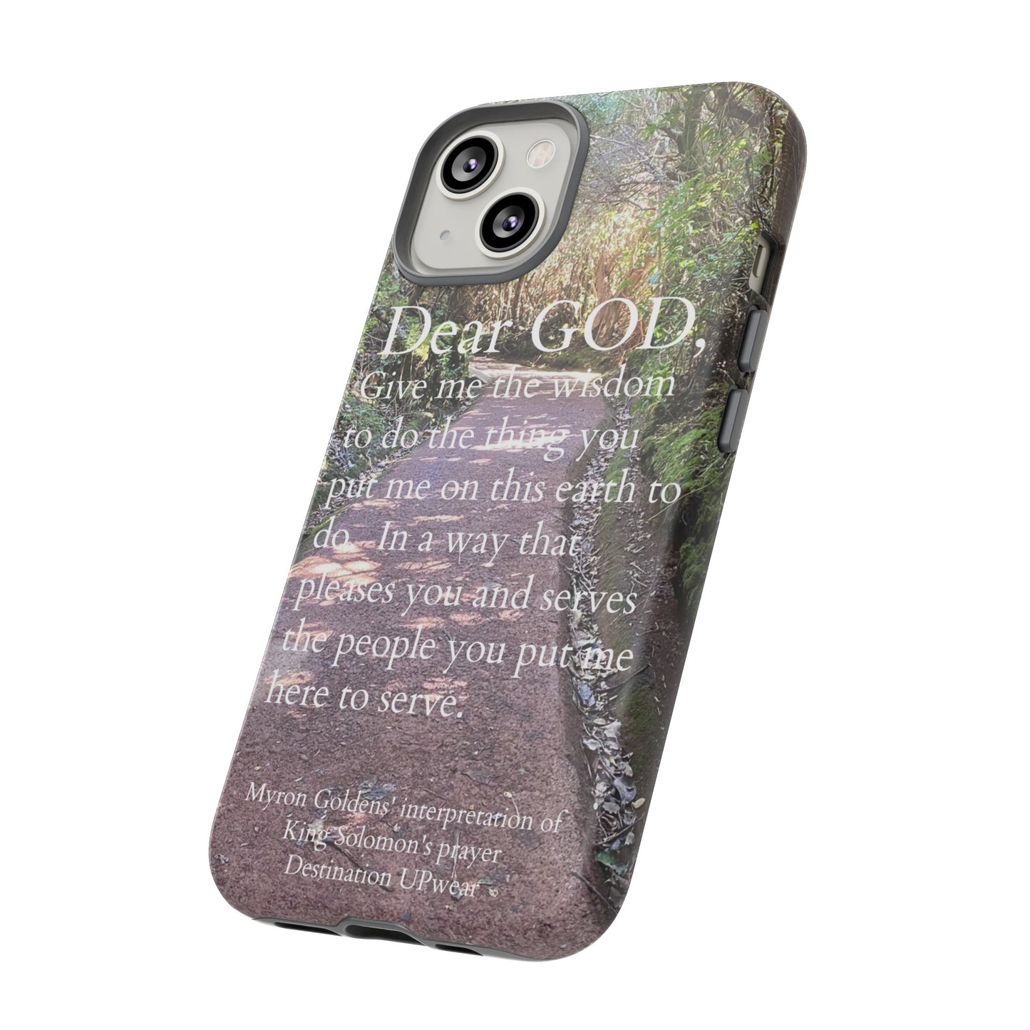 King Solomon's Prayer Costa Rica Tough Iphone Cases