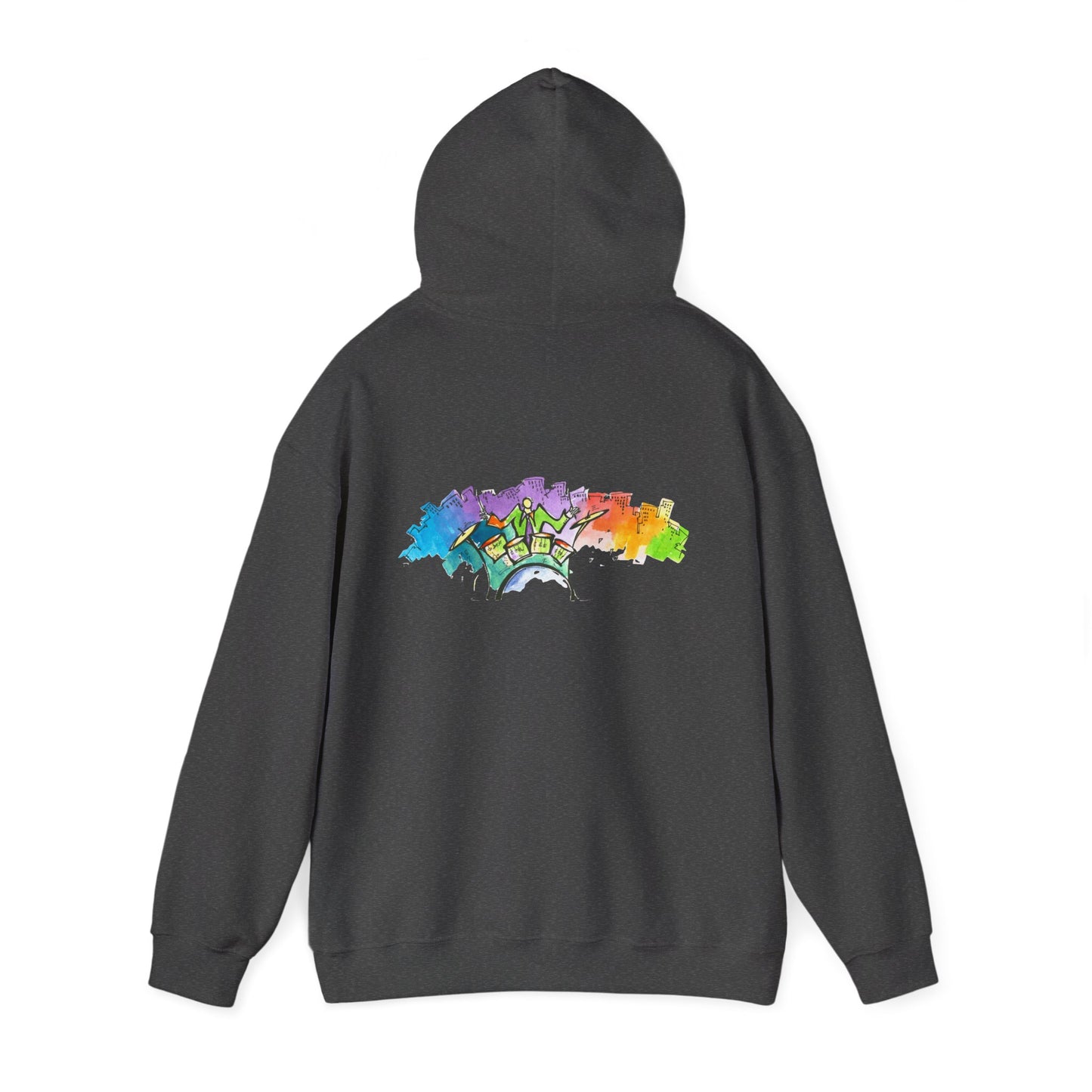 "Urban Pulse" Quincy Conwell From the Abstract Jazz Series  Hooded Sweatshirt
