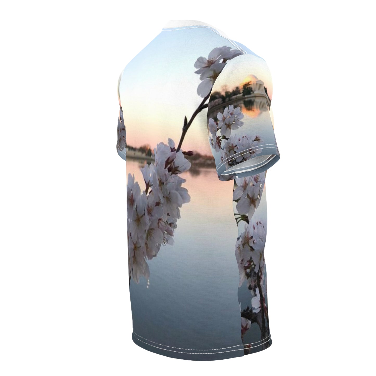 Washington, DC Cherry Blossoms Unisex Cut & Sew Tee (AOP)