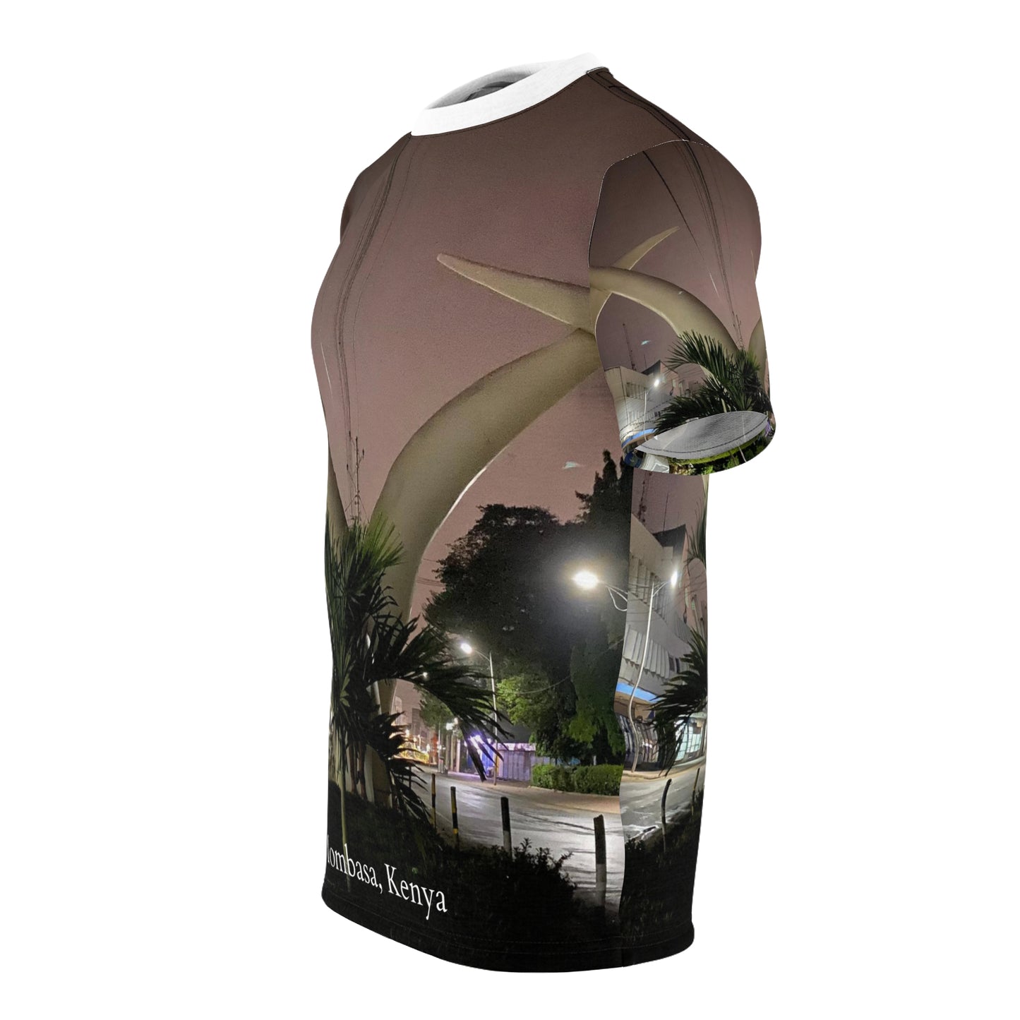 Mombasa, Kenya Unisex Cut & Sew Tee (AOP)