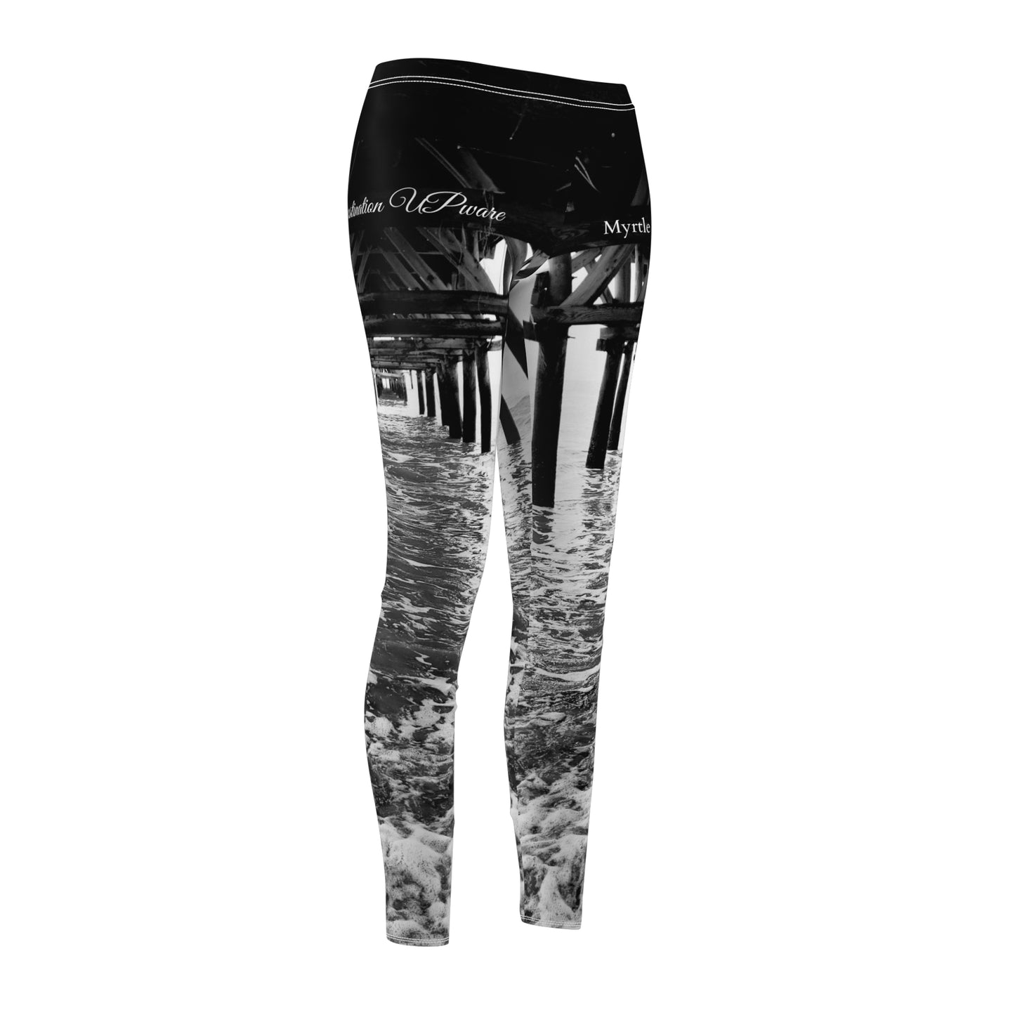 Myrtle Beach, South Carolina Women's Cut & Sew Casual Leggings (AOP)
