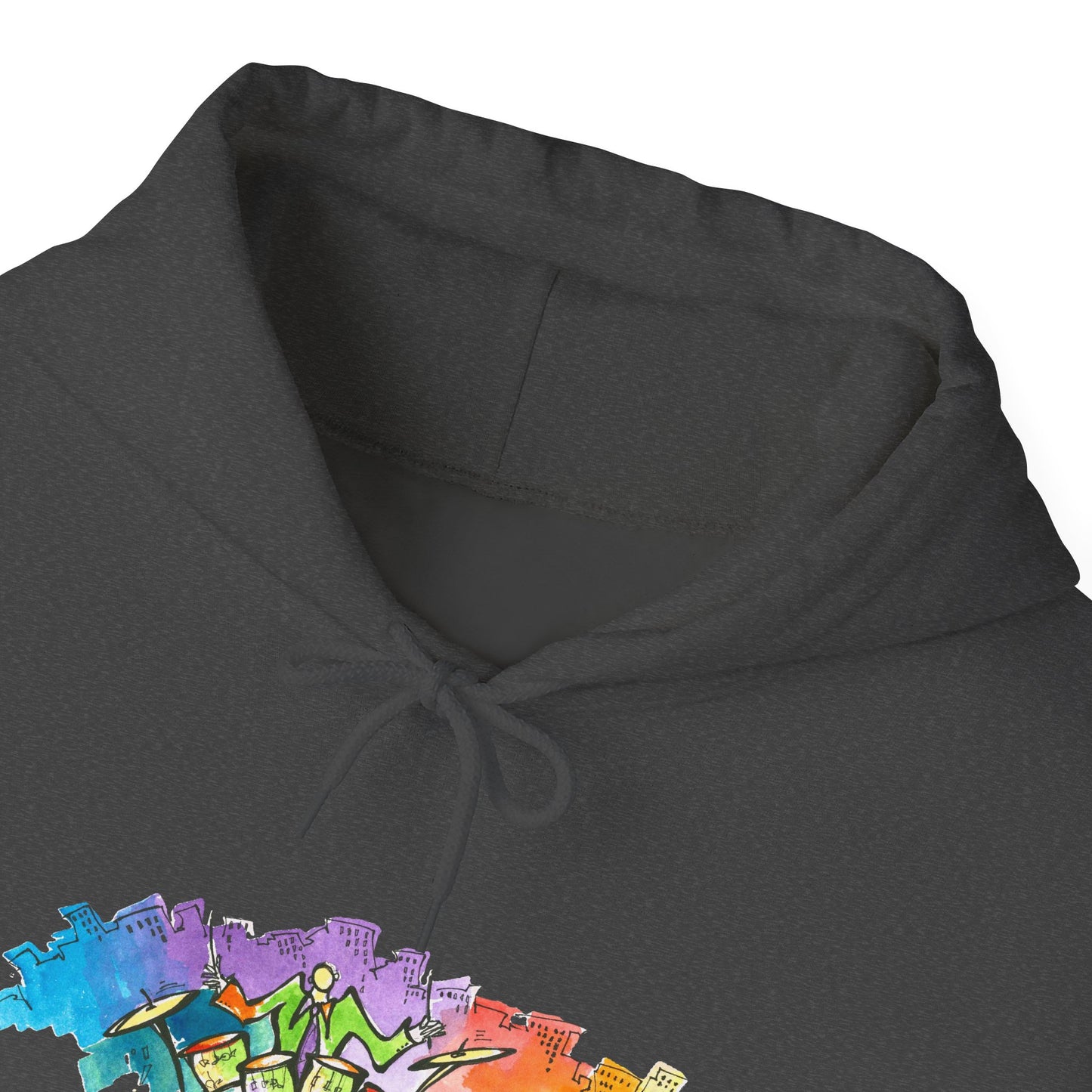 "Urban Pulse" Quincy Conwell From the Abstract Jazz Series  Hooded Sweatshirt