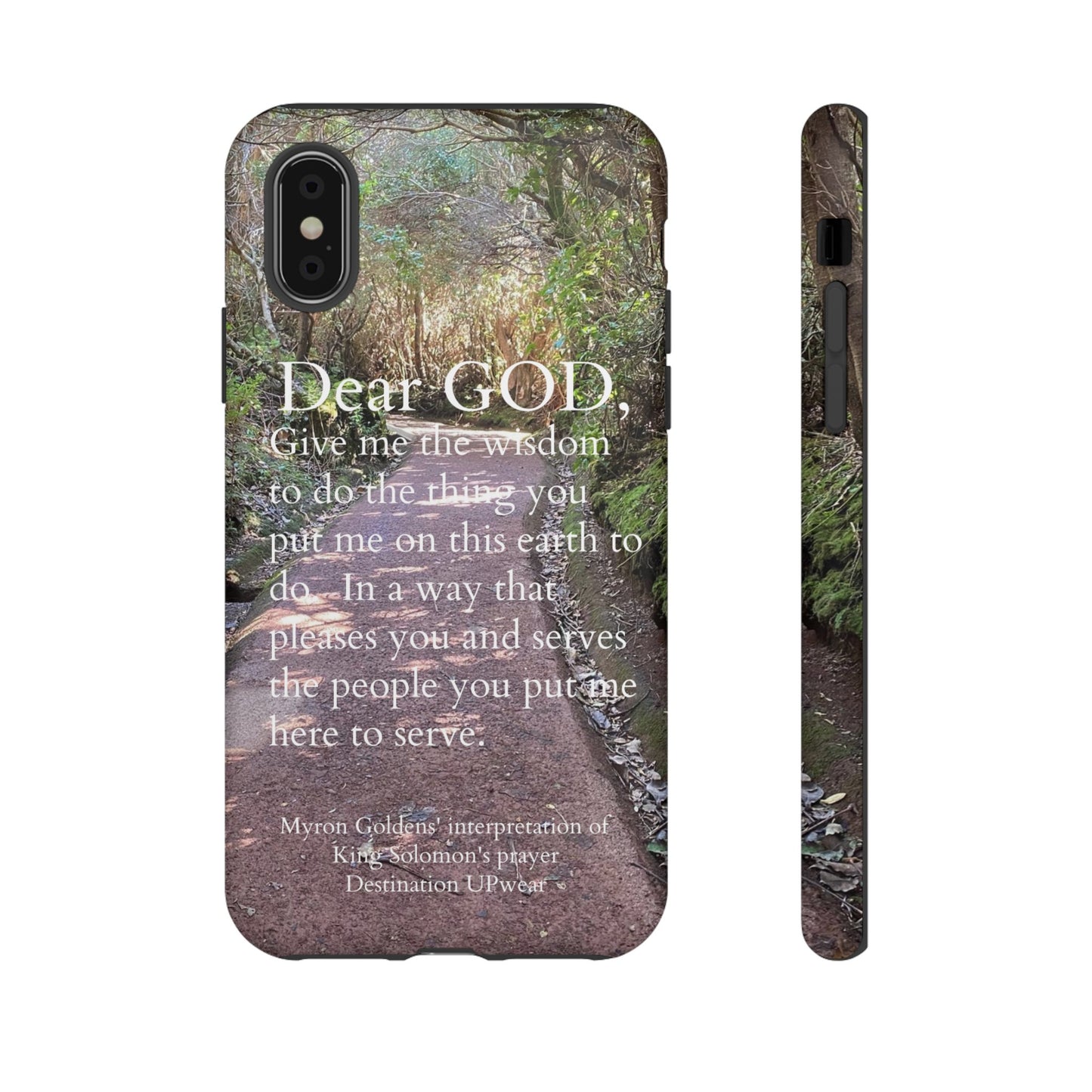 King Solomon's Prayer Costa Rica Tough Iphone Cases
