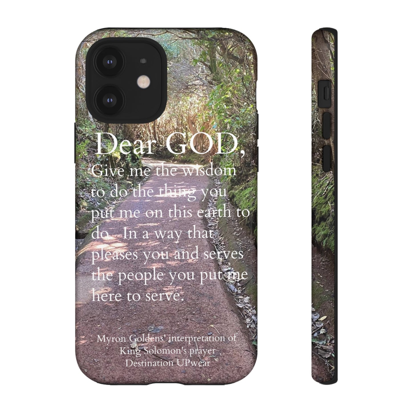 King Solomon's Prayer Costa Rica Tough Iphone Cases