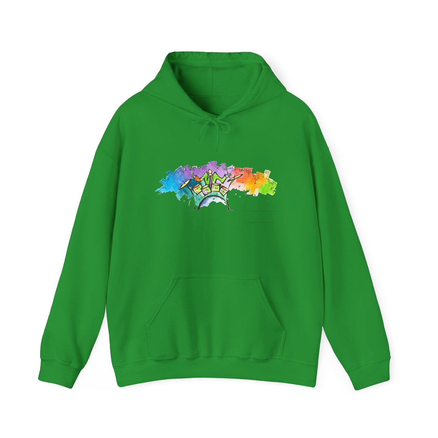 "Urban Pulse" Quincy Conwell From the Abstract Jazz Series  Hooded Sweatshirt