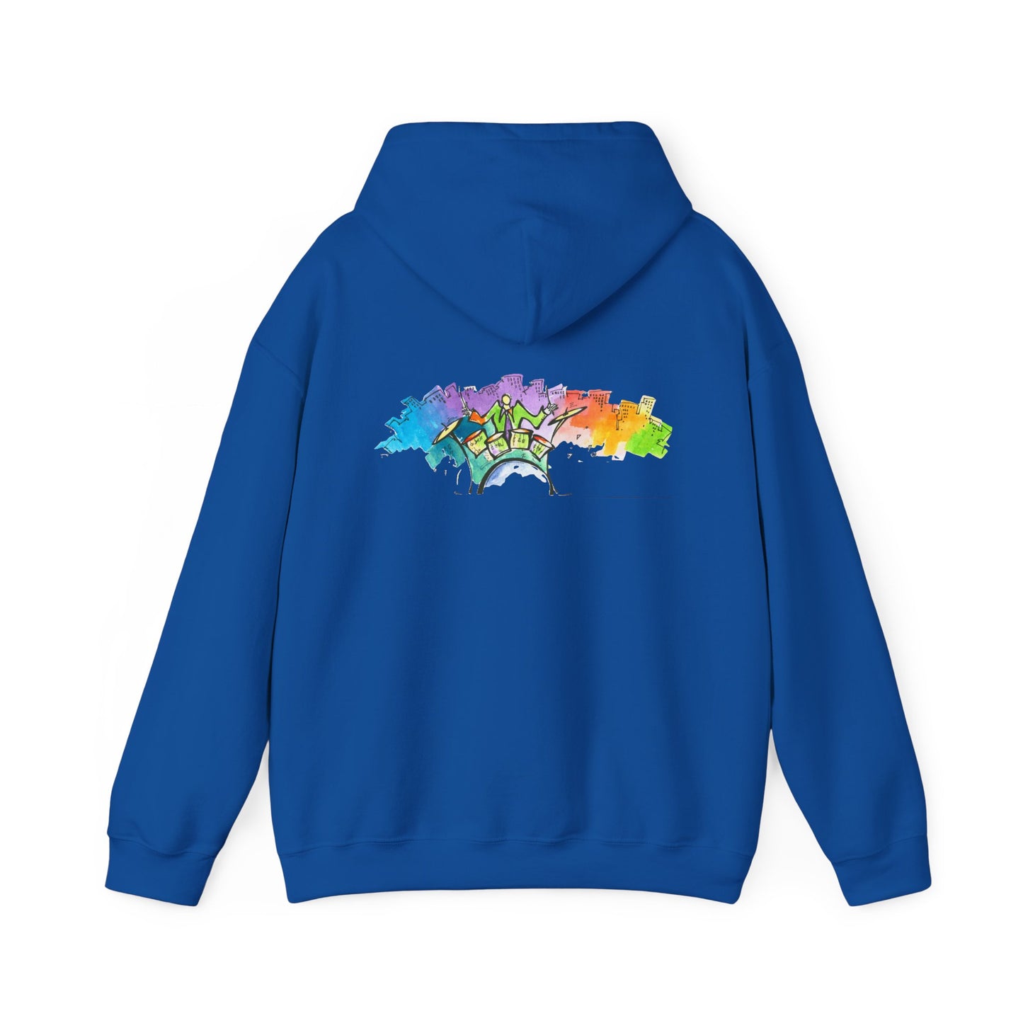 "Urban Pulse" Quincy Conwell From the Abstract Jazz Series  Hooded Sweatshirt