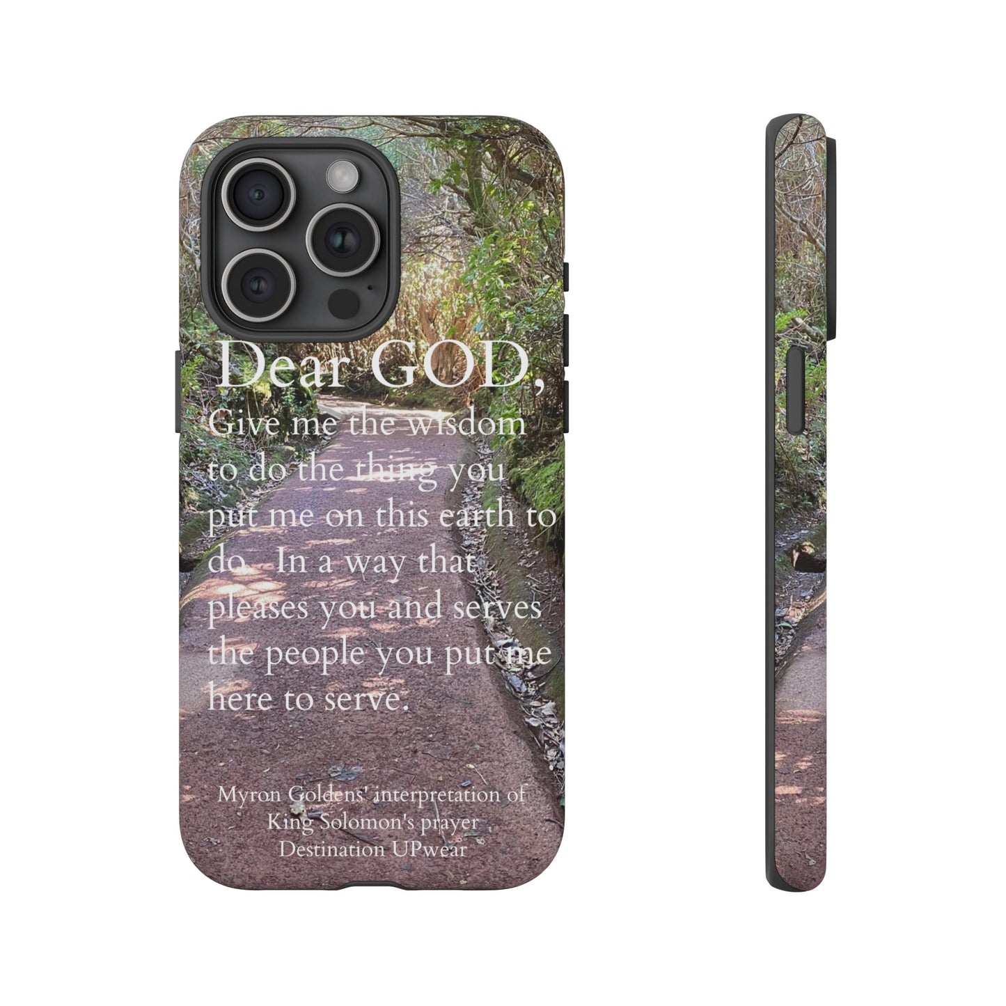 King Solomon's Prayer Costa Rica Tough Iphone Cases
