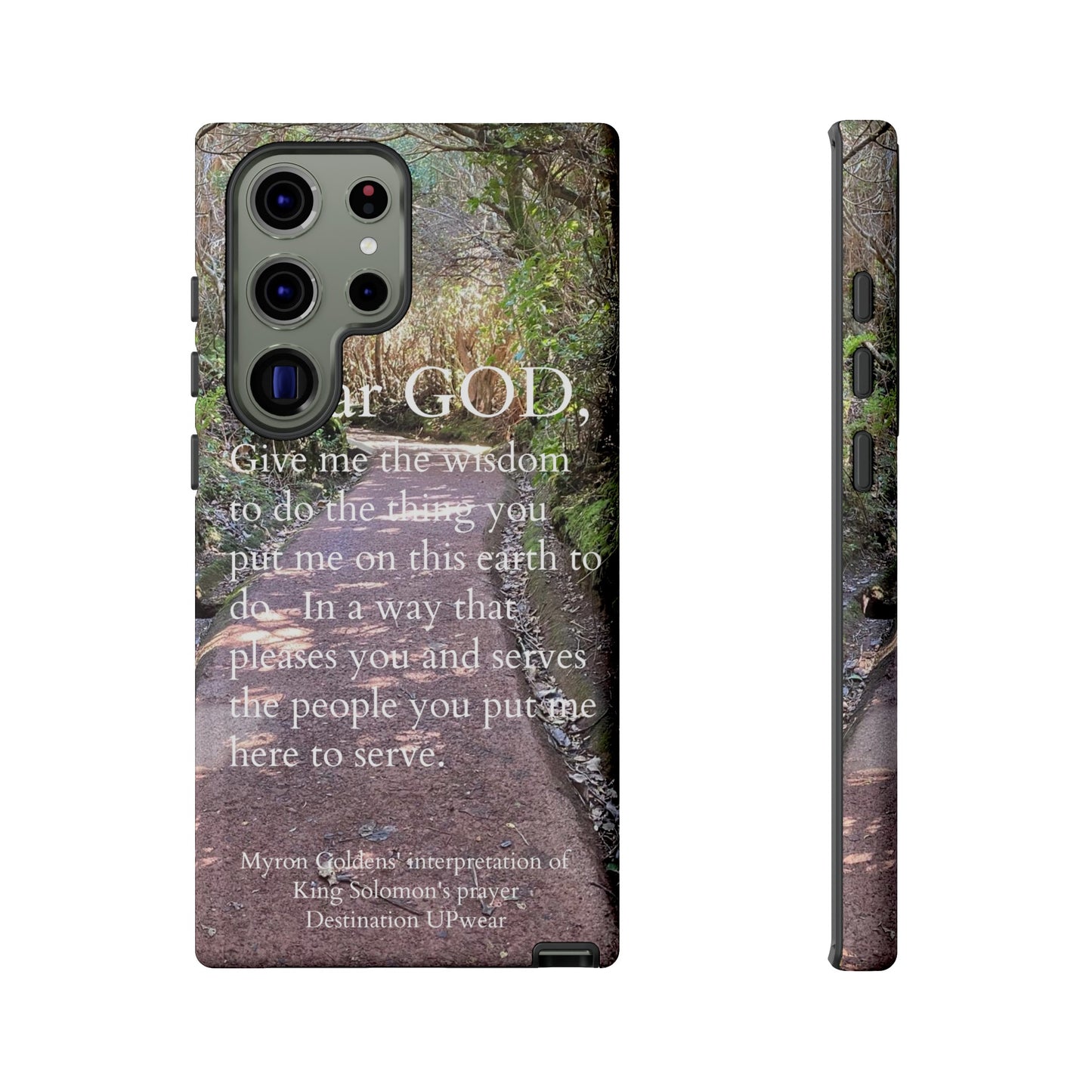 King Solomon's Prayer Costa Rica Tough Iphone Cases