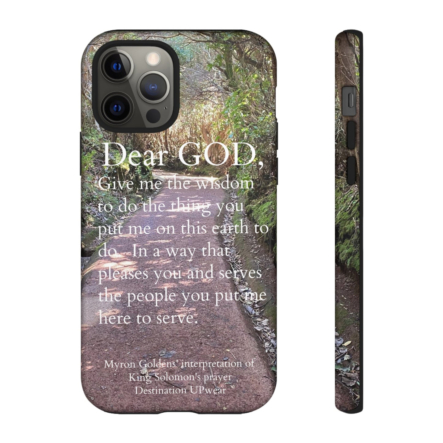 King Solomon's Prayer Costa Rica Tough Iphone Cases