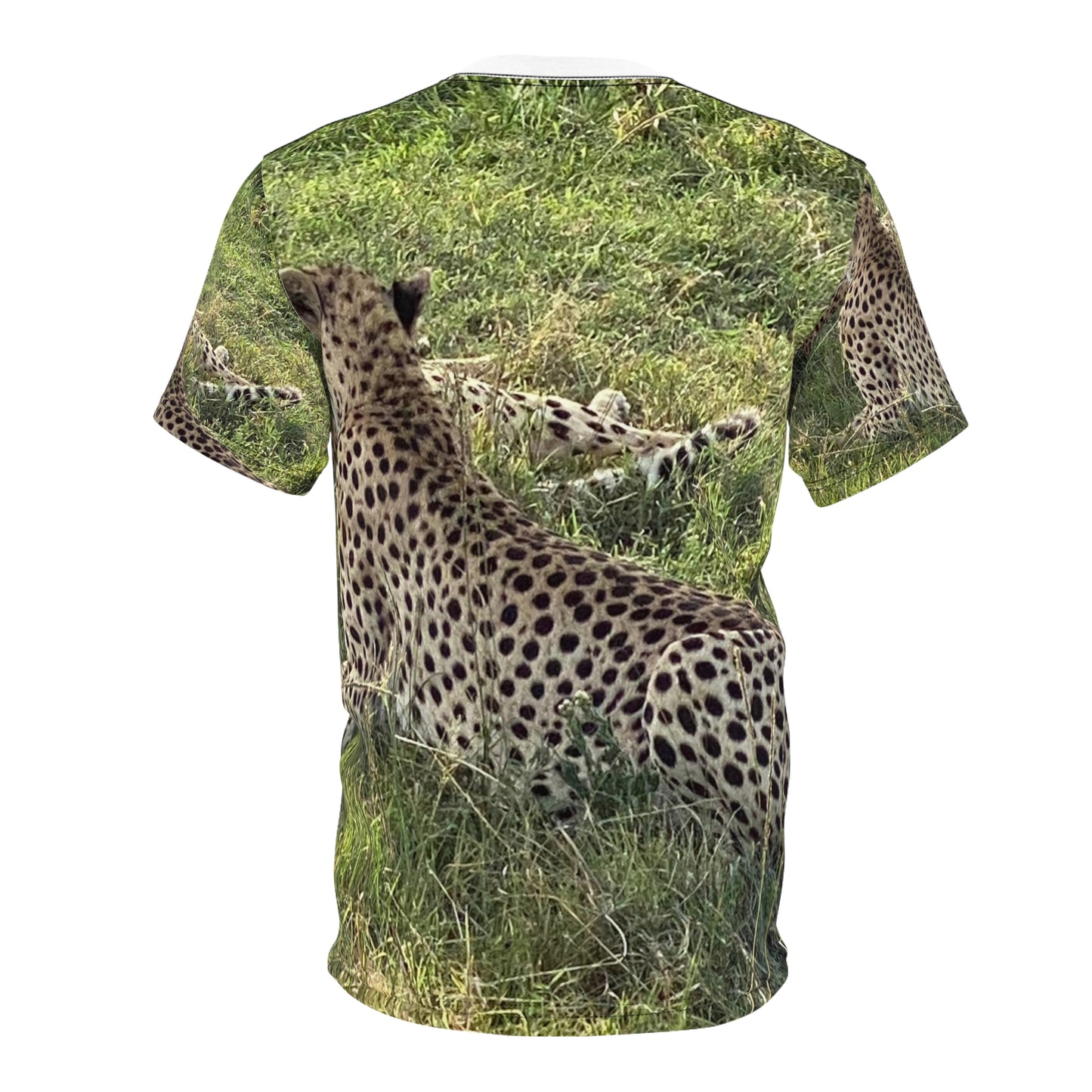 Masai Mara Cheetah's, Kenya  Unisex Cut & Sew Tee (AOP)