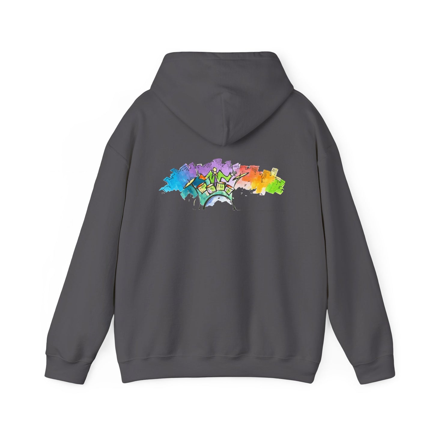 "Urban Pulse" Quincy Conwell From the Abstract Jazz Series  Hooded Sweatshirt