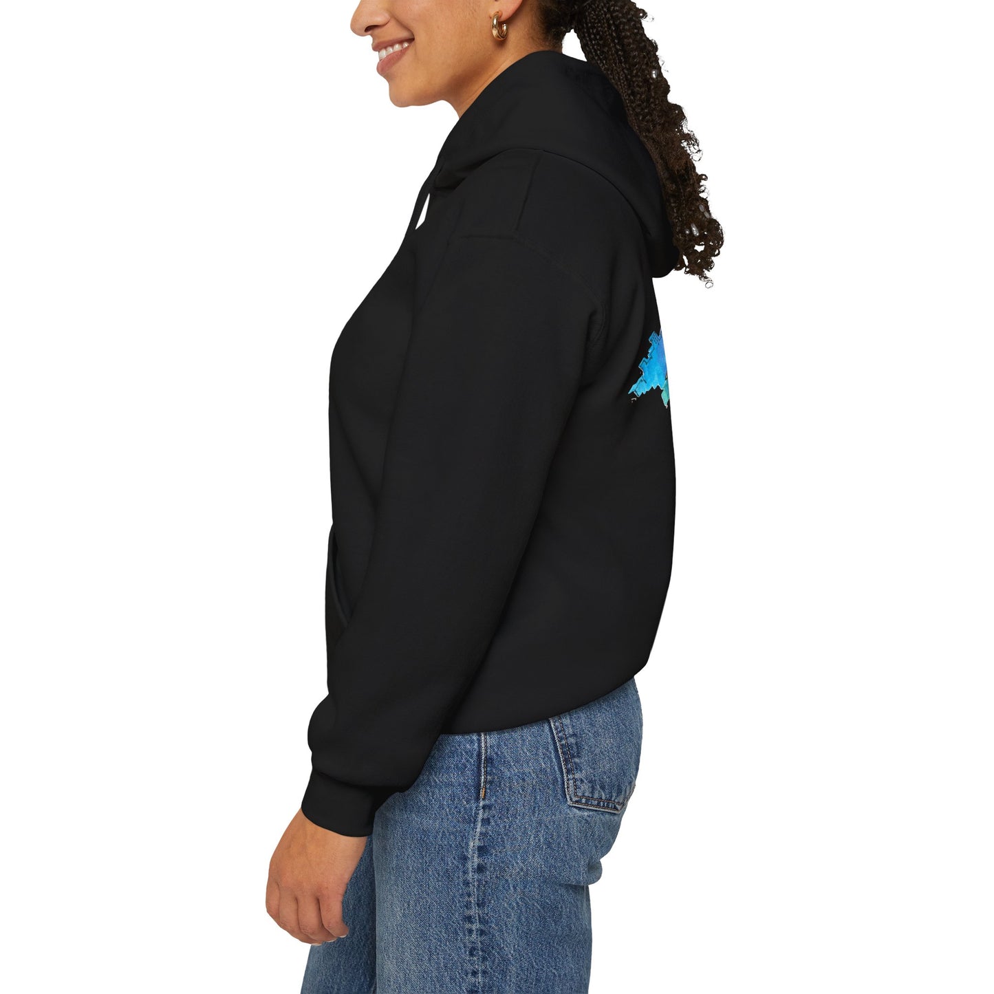 "Urban Pulse" Quincy Conwell From the Abstract Jazz Series  Hooded Sweatshirt