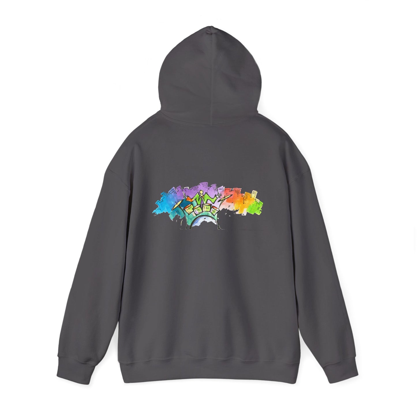 "Urban Pulse" Quincy Conwell From the Abstract Jazz Series  Hooded Sweatshirt