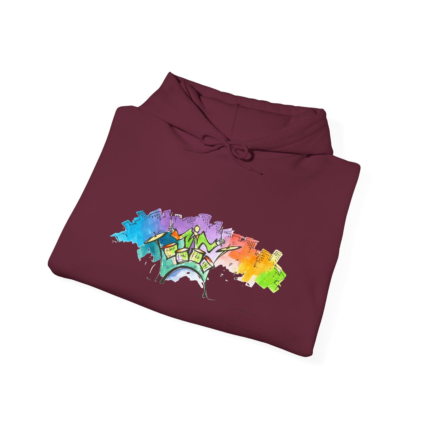 "Urban Pulse" Quincy Conwell From the Abstract Jazz Series  Hooded Sweatshirt