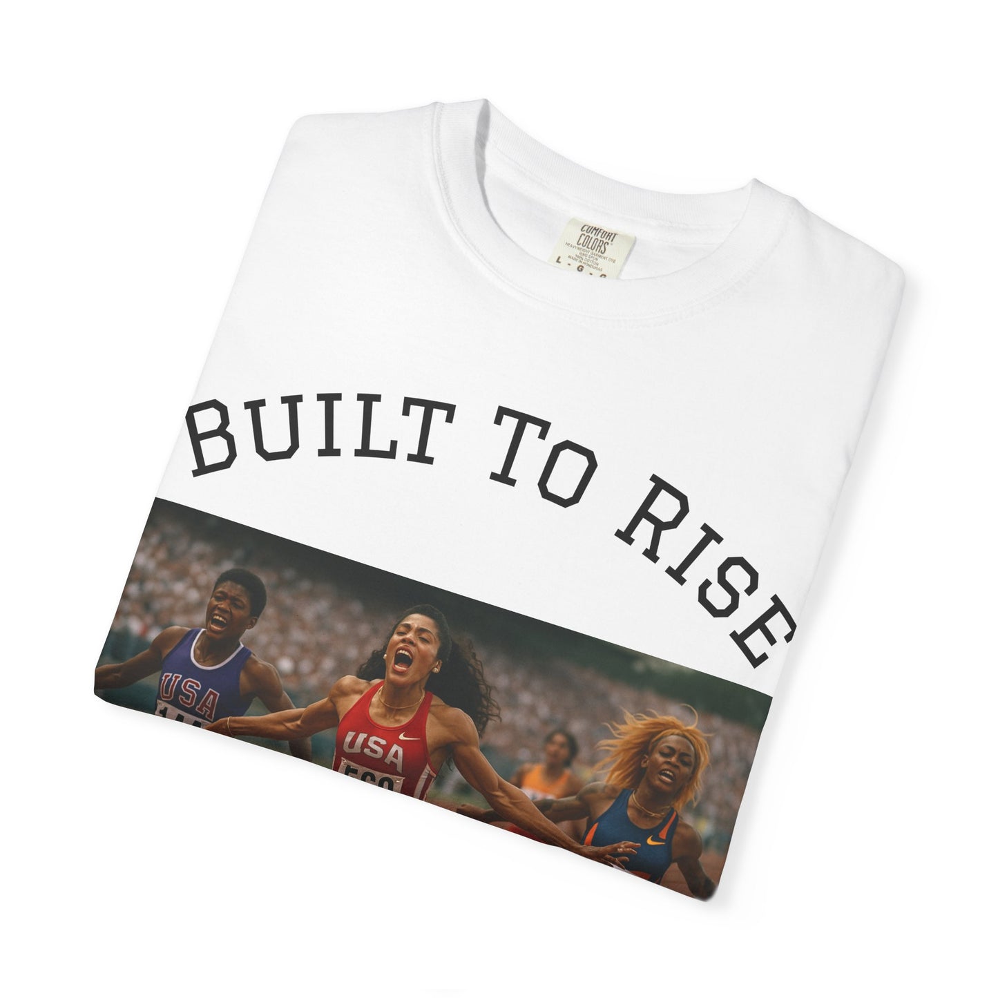 Inspiration T-Shirt for Empowerment, Built to Rise Tee, Unisex Sports Shirt, Motivational Athletic Wear, Gift for Athletes, Women's [...]
