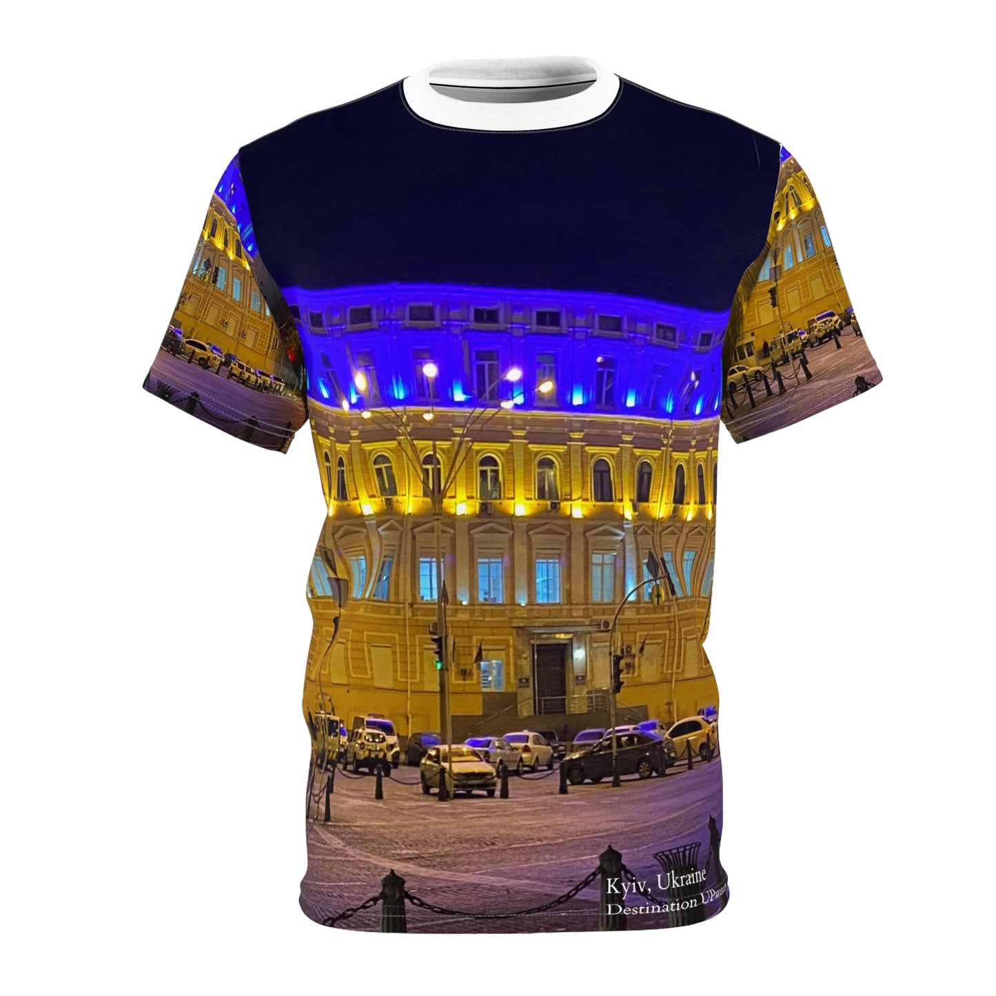 Kyiv, Ukraine Unisex Cut & Sew Tee (AOP)