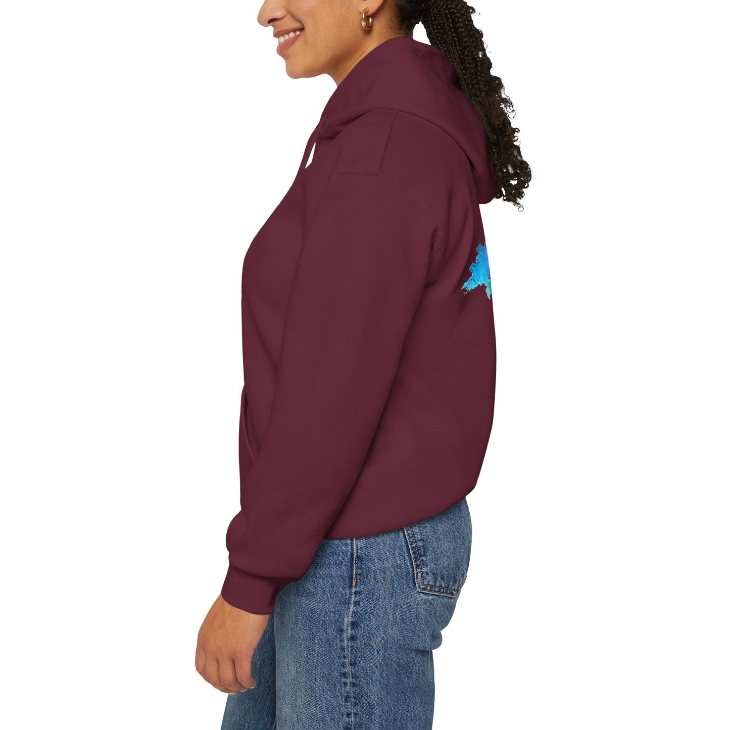 "Urban Pulse" Quincy Conwell From the Abstract Jazz Series  Hooded Sweatshirt