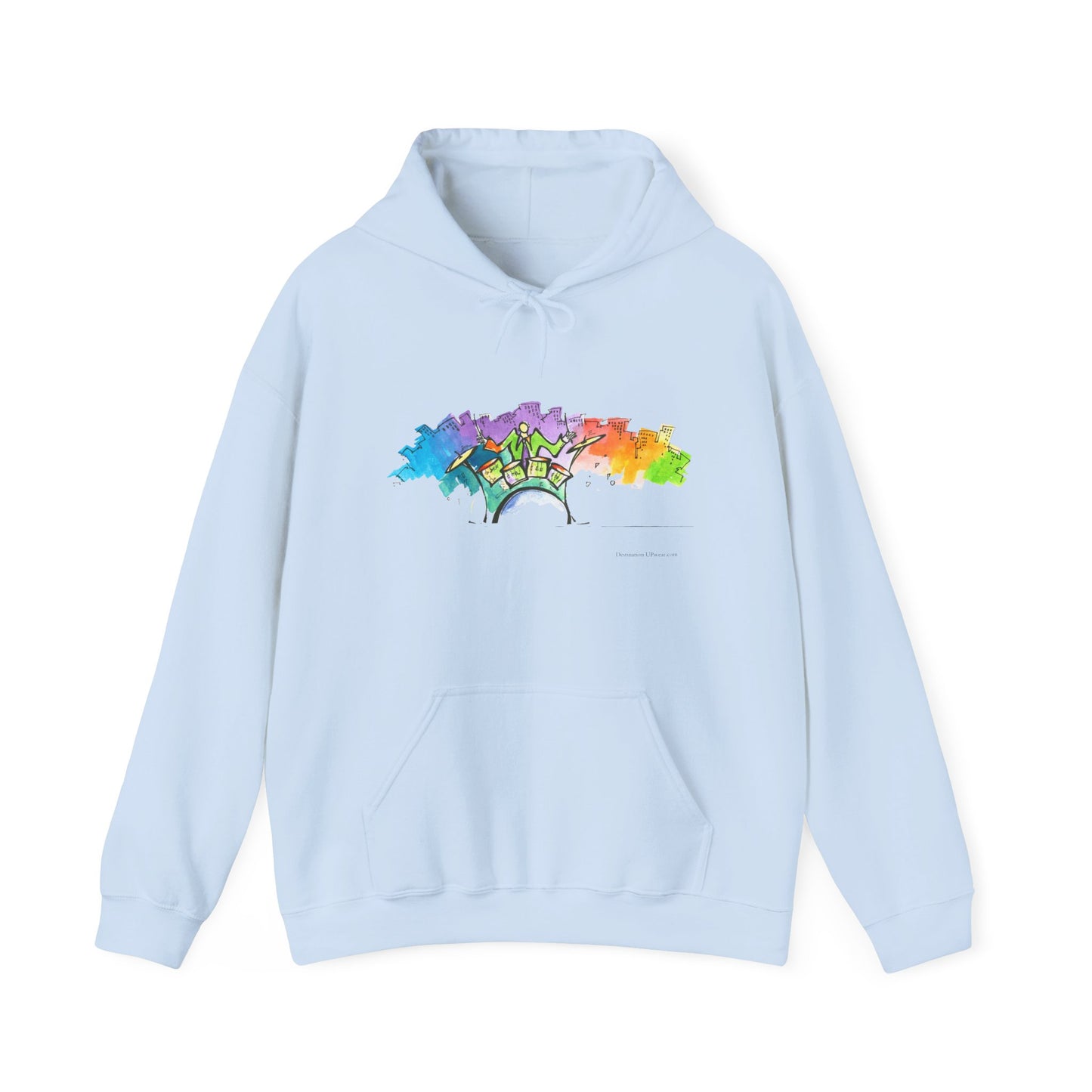 "Urban Pulse" Quincy Conwell From the Abstract Jazz Series  Hooded Sweatshirt