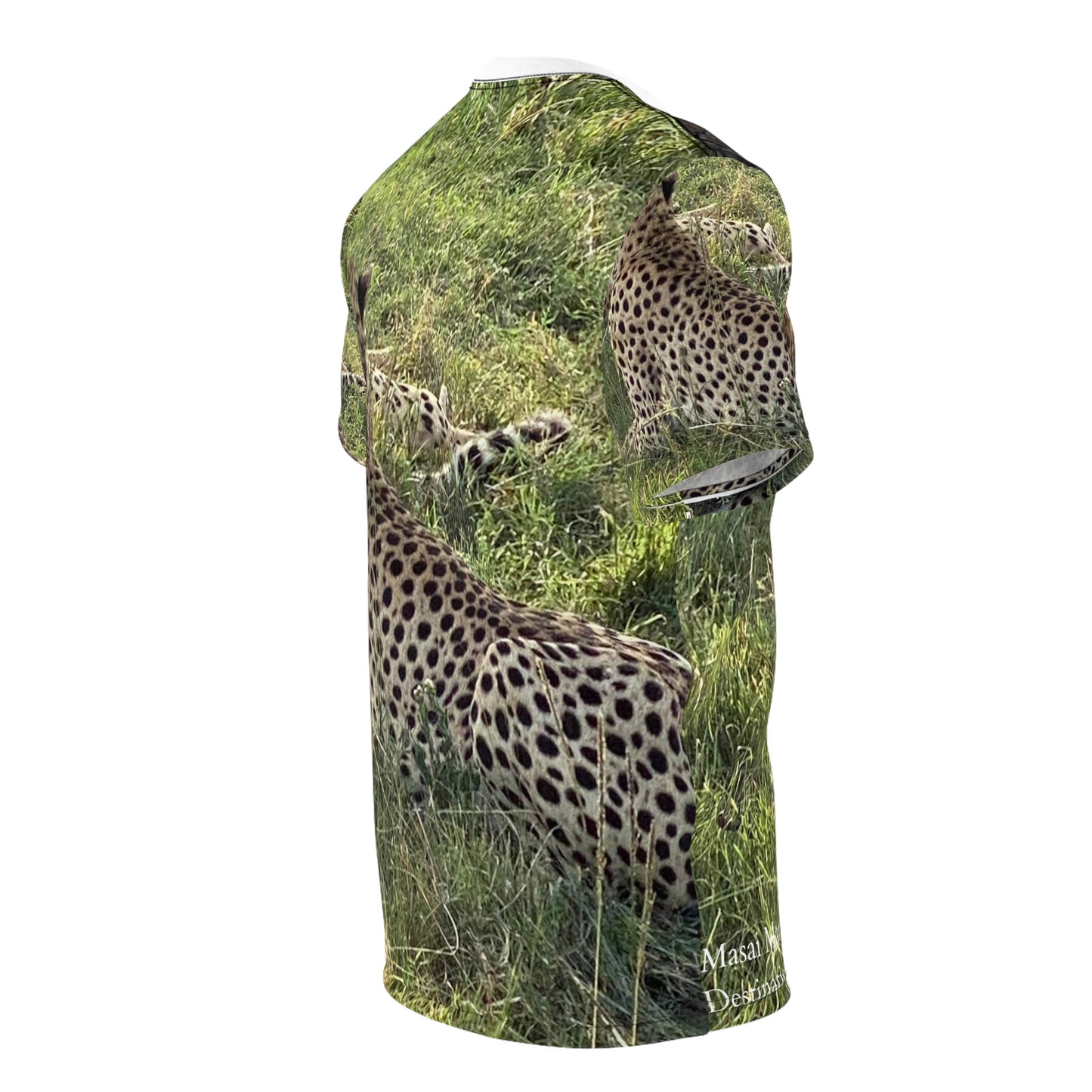 Masai Mara Cheetah's, Kenya  Unisex Cut & Sew Tee (AOP)