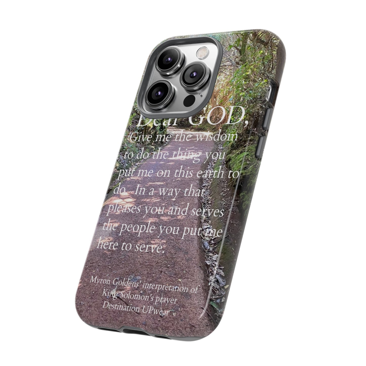 King Solomon's Prayer Costa Rica Tough Iphone Cases
