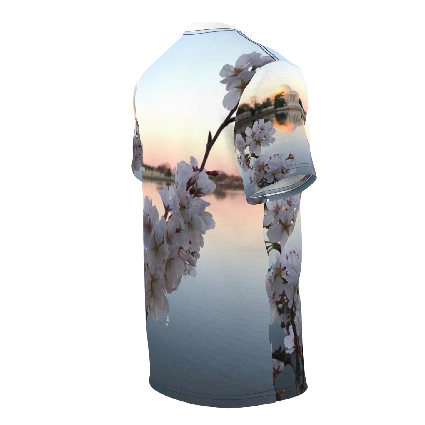 Washington, DC Cherry Blossoms Unisex Cut & Sew Tee (AOP)