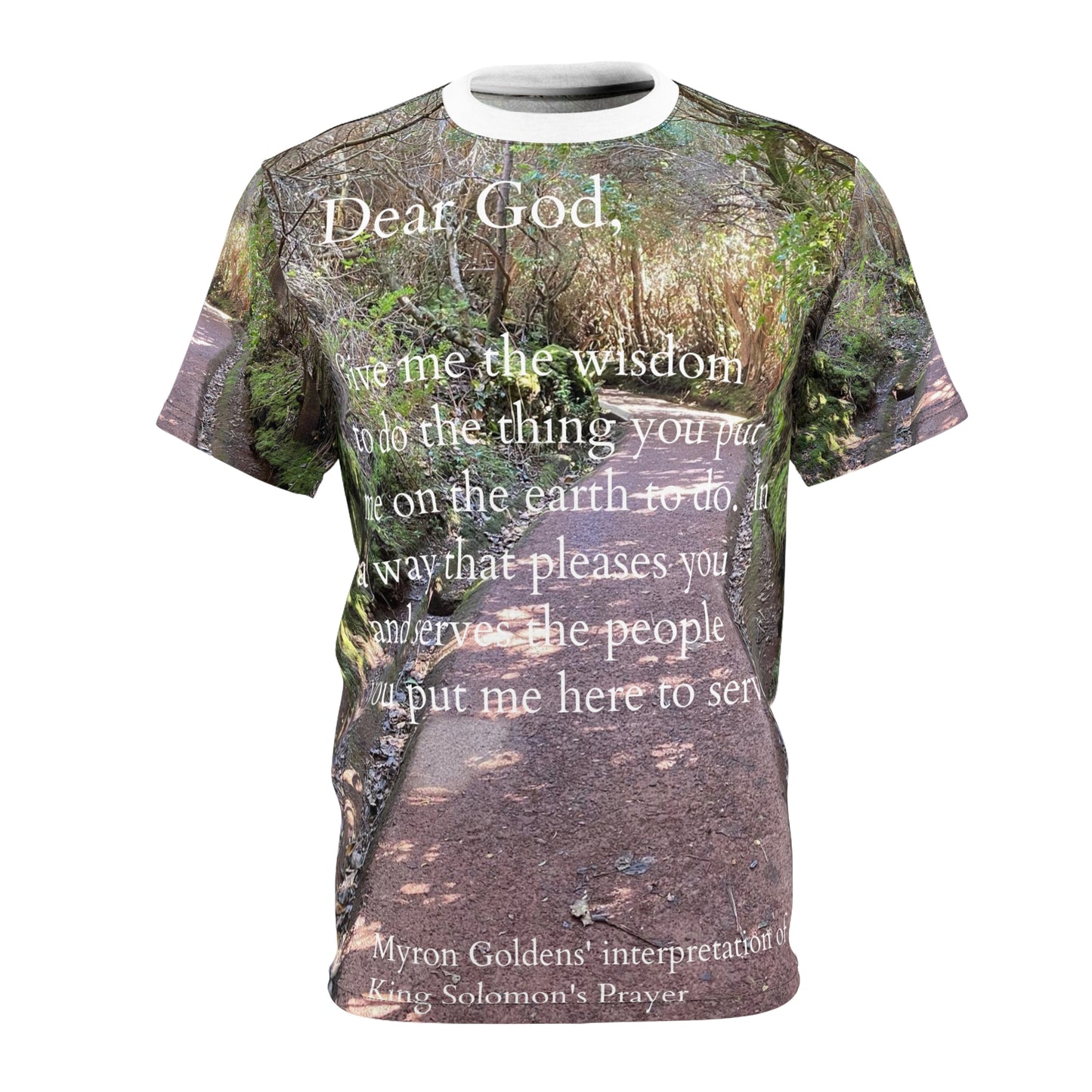 King Solomons Prayer, Costa Rica Unisex Cut & Sew Tee (AOP)