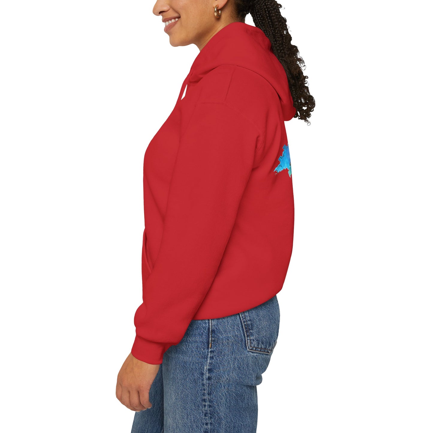 "Urban Pulse" Quincy Conwell From the Abstract Jazz Series  Hooded Sweatshirt