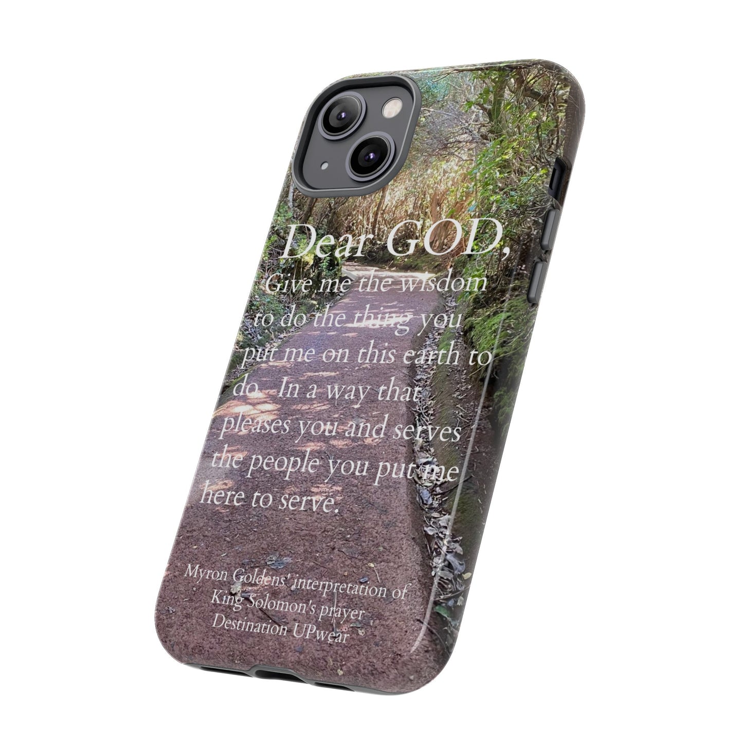 King Solomon's Prayer Costa Rica Tough Iphone Cases