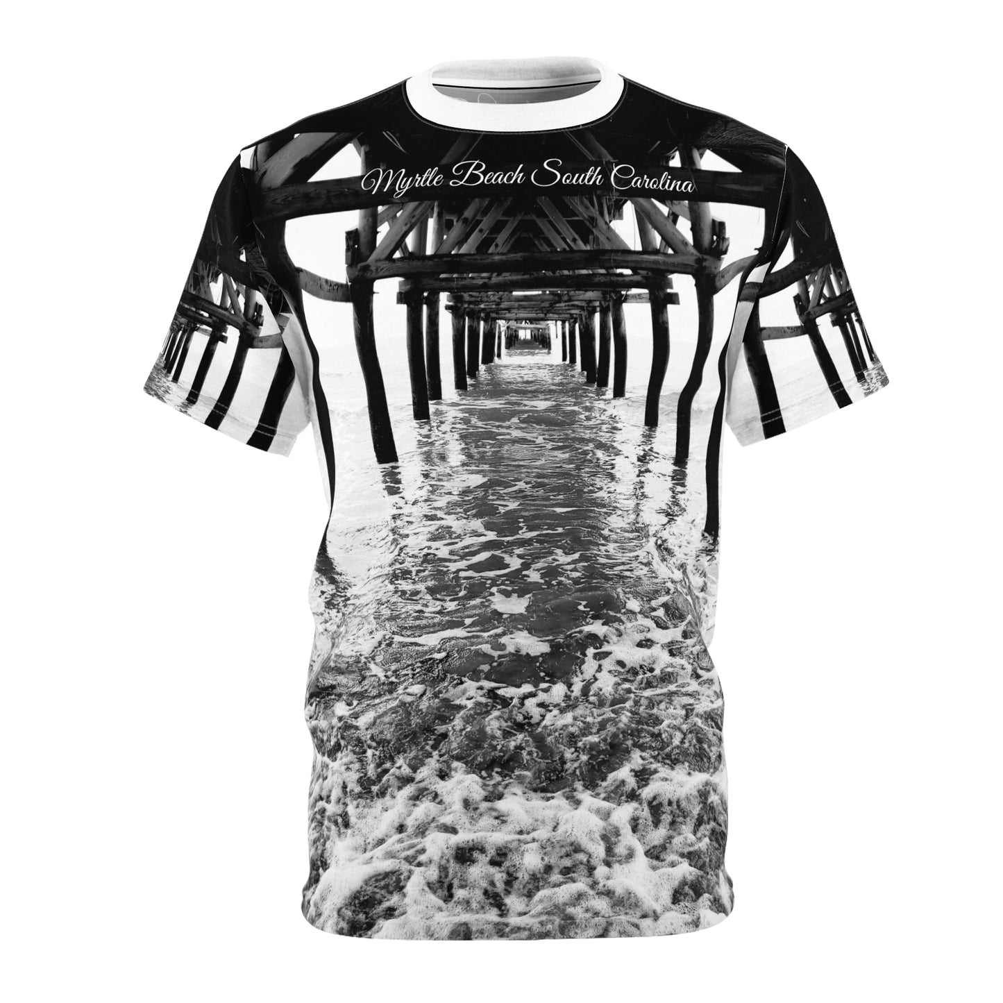 Myrtle Beach, South Carolina Unisex Cut & Sew Tee (AOP)