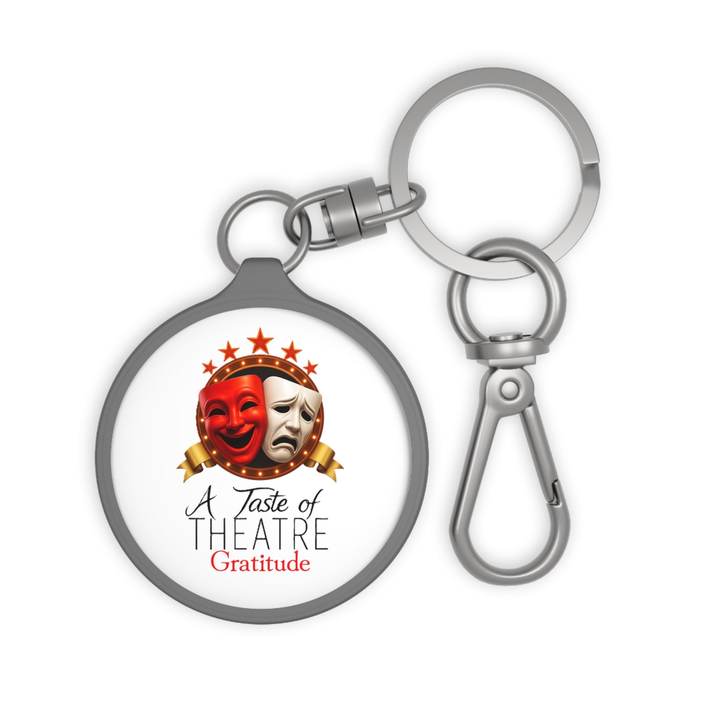 Gratitude Keyring Tag — Daily Mindfulness Reminder