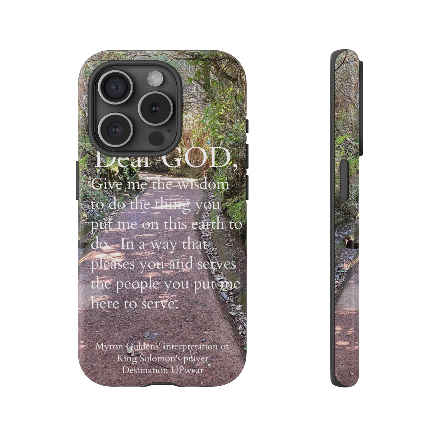 King Solomon's Prayer Costa Rica Tough Iphone Cases