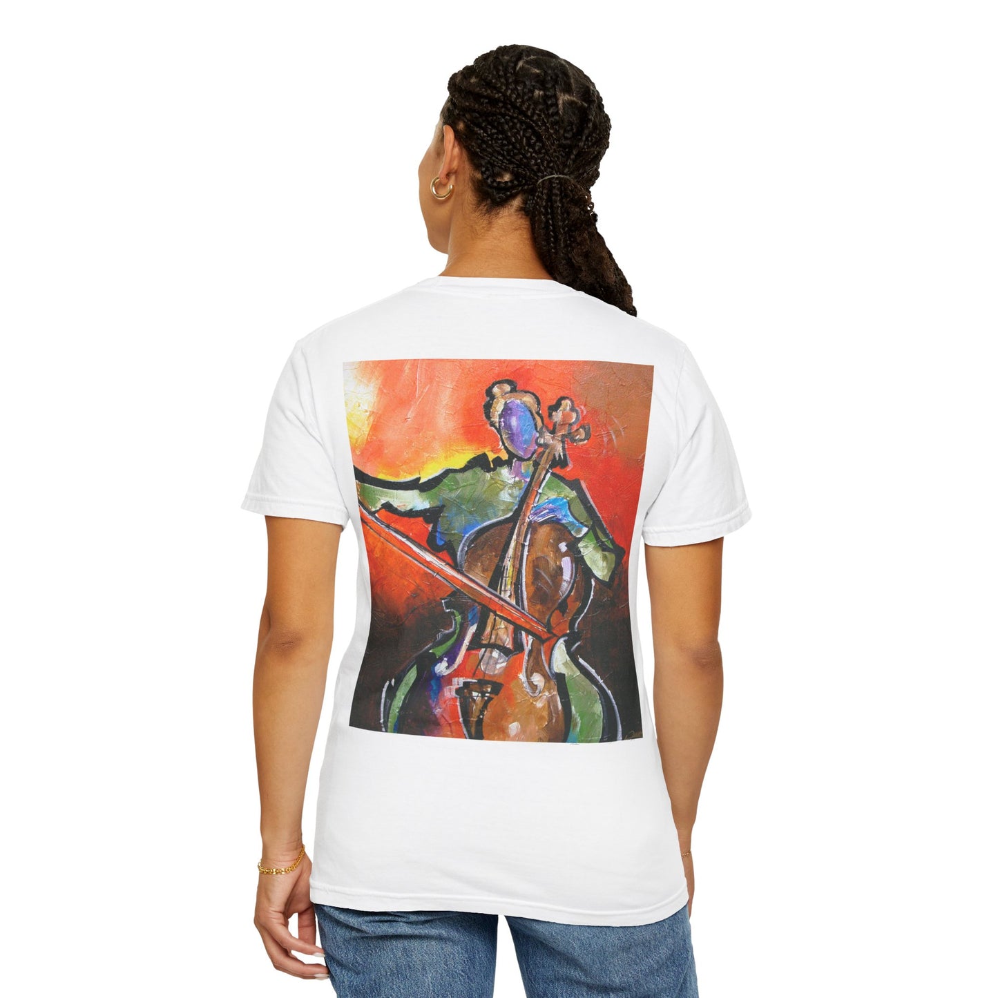 “Chello” Abstract Jazz art by Quincy Conwell