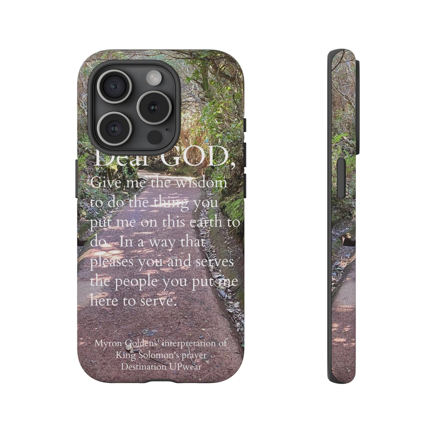 King Solomon's Prayer Costa Rica Tough Iphone Cases